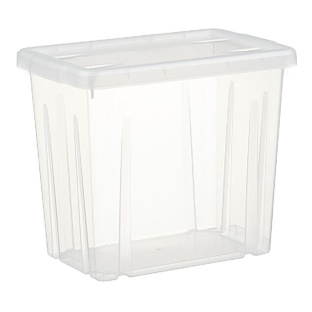 Bo&icirc;te de rangement transparente avec couvercle 8,8L