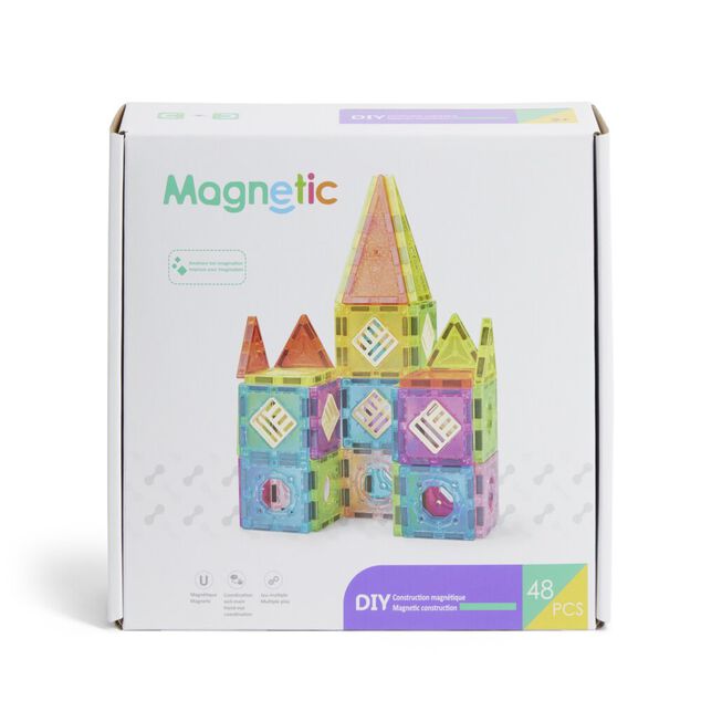Jeu tuile magn&eacute;tique 48 pi&egrave;ces