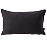Housse de coussin coton Panama 30x50cm gris