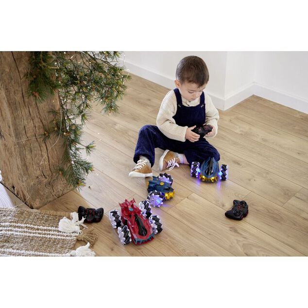 Voiture radiocommand&eacute;e 2 en 1 effets sonores et visuels