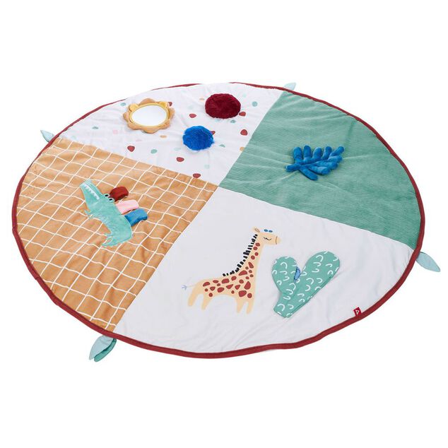 Tapis d'activit&eacute; avec papier bruissant &Oslash;100cm