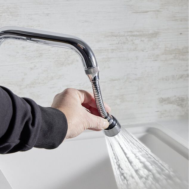 Embout robinet brise-jet flexible