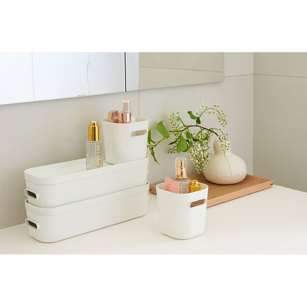 Couvercle bo&icirc;te de rangement blanc