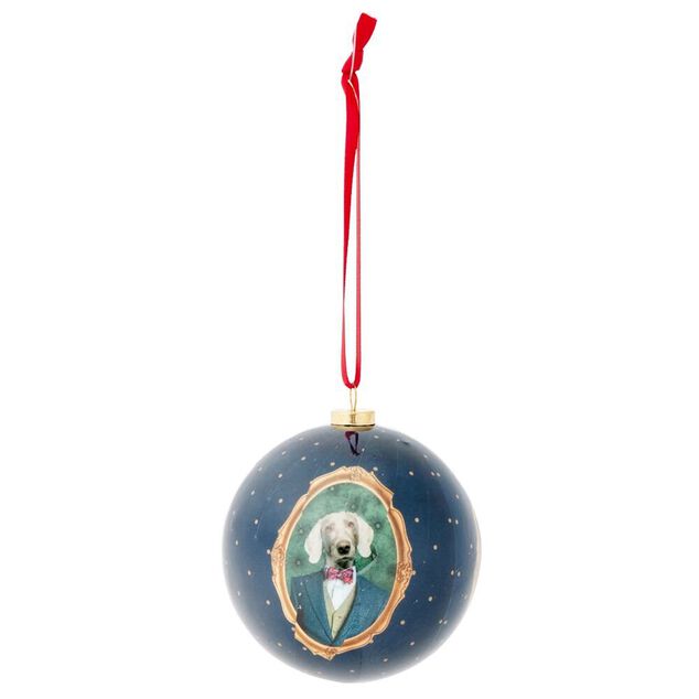 Boule de No&euml;l traditionnel vintage &Oslash;8cm - 3 mod&egrave;les