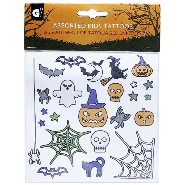Tatouage Halloween enfant x16