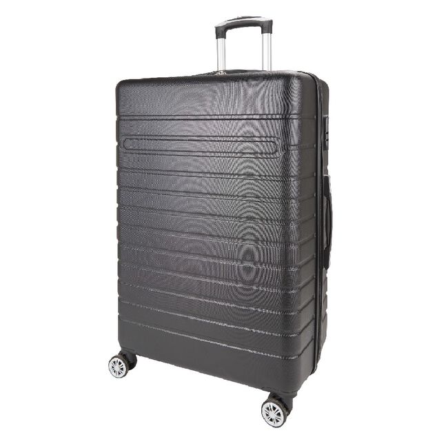 Valise plastique rigide noir H77cm