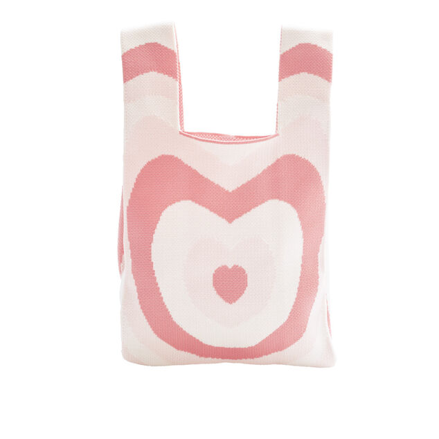 Sac de plage tissé à motif 19,5x9xH34cm (2 modèles)