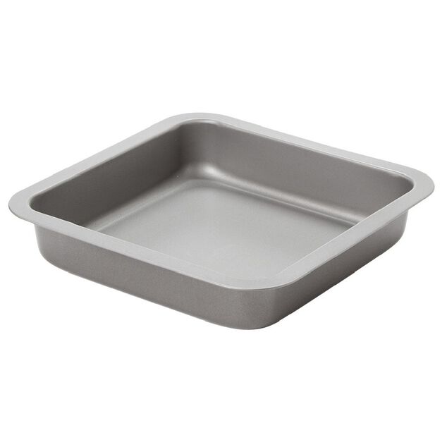 Moule carr&eacute; en m&eacute;tal anti-adh&eacute;rent 24x24 cm