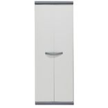 Armoire de jardin haute gris 62x39xH169 cm
