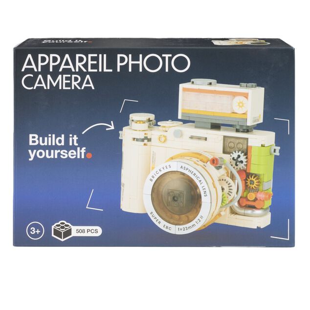 Jeu bloc de construction enfant mixte appareil photo 508 pi&egrave;ces