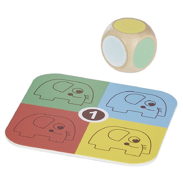 Jeu en bois &Eacute;l&eacute;phant &agrave; empiler - 46 pi&egrave;ces