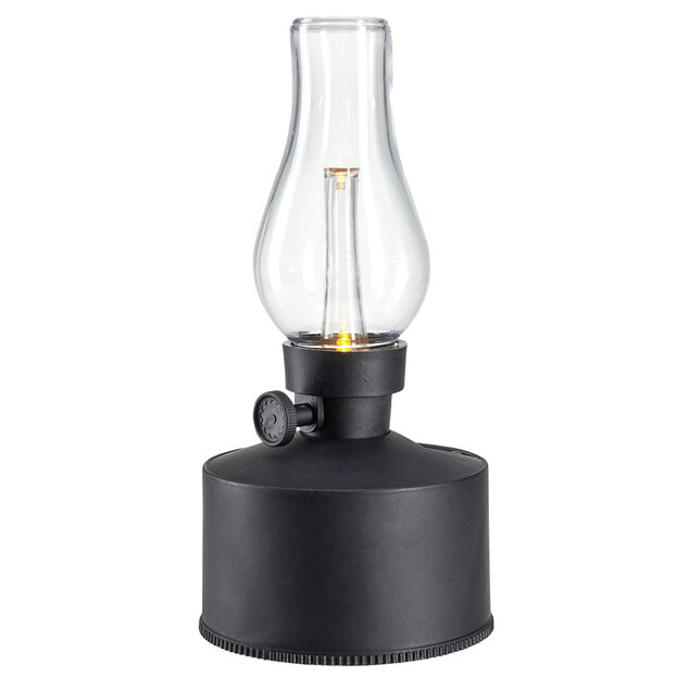 Lampe &agrave; p&eacute;trole solaire &agrave; LED blanc chaud 10x10xH21cm