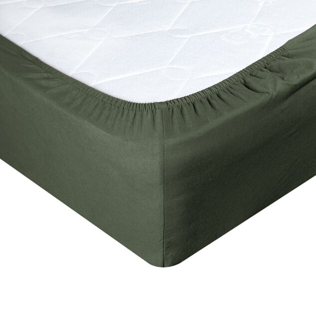 Drap-housse 1 personne microfibre uni 90x190cm (4 mod&egrave;les)