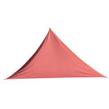 Voile d&rsquo;ombrage triangulaire Delta rouge 200x200 cm