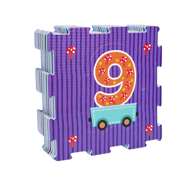 Puzzle de sol chiffres 18 pièces 30,5x30,5cm