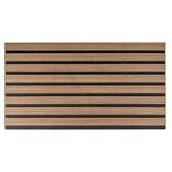 Panneau d&eacute;coratif x5 adh&eacute;sif acoustique fa&ccedil;on tasseaux de bois 32x60cm