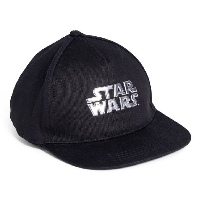 Casquette Star Wars coton noir et argent&eacute;