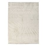 Tapis fausse fourrure motif tufté beige 120x170cm (2 modèles)