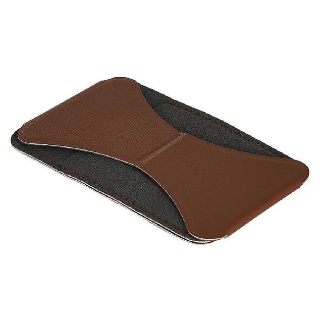 Support téléphone cuir avec porte carte
