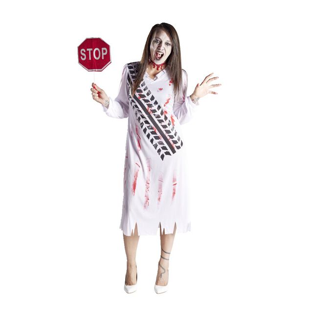D&eacute;guisement femme stop Halloween taille M