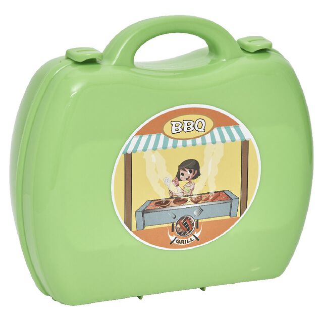 Mallette de jeu barbecue 22 pi&egrave;ces