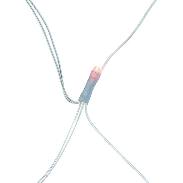 Filet lumineux 100LED multicolore 120x120cm