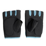 Gants de sport n&eacute;opr&egrave;ne et polyester noir