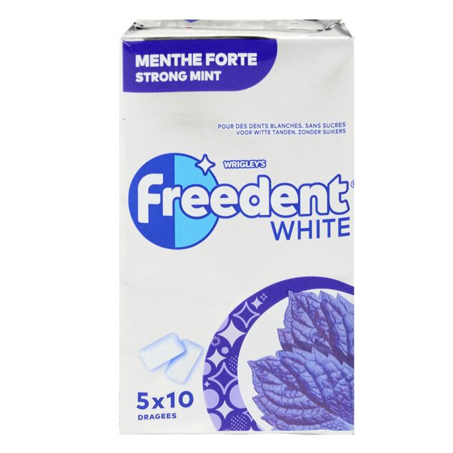 Chewing-gum Airwaves menthe forte 5 &eacute;tuis de 10 drag&eacute;es