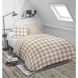 Parure de lit 240x260cm 2 personnes coton à motifs 3 pièces (4 modèles)