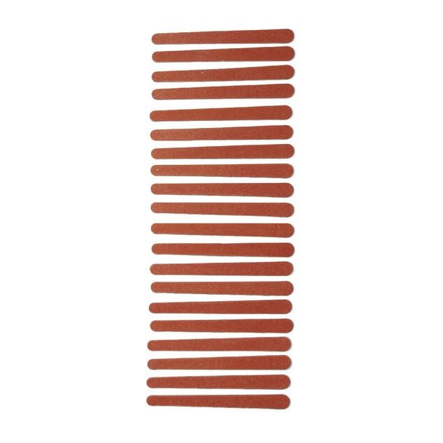 Lot de 20 limes &agrave; ongles L12x2cm