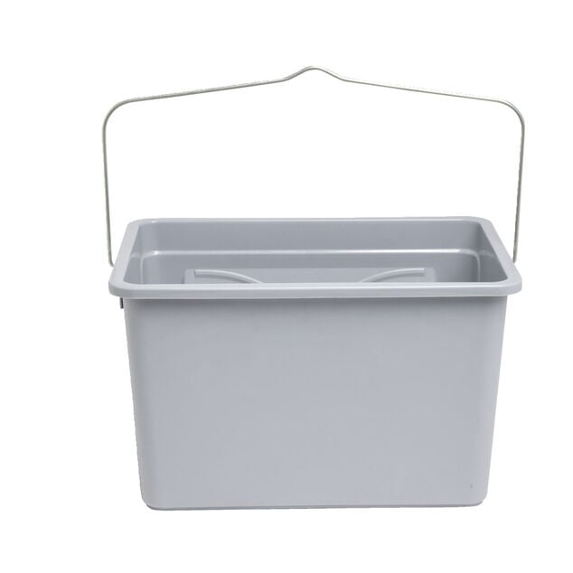 Seau &agrave; peinture 10L en plastique avec anse en acier