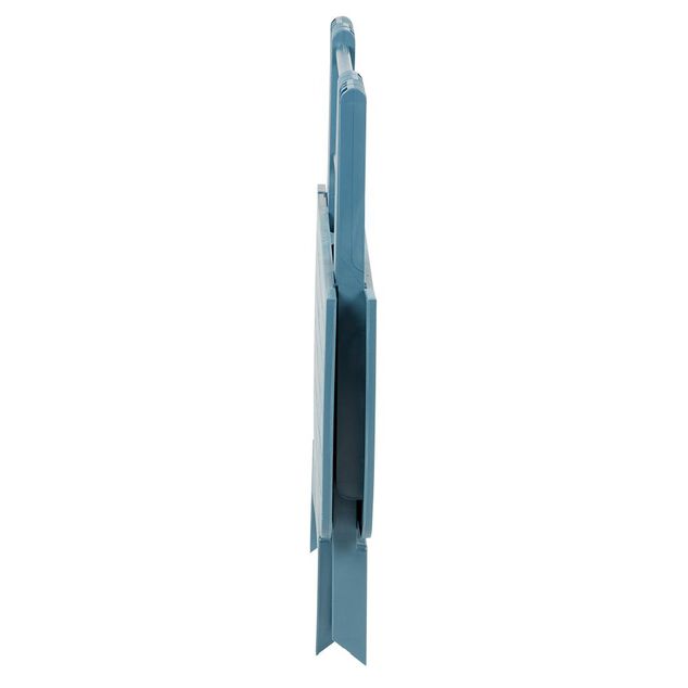 Table pliante Relax plastique bleu 72x70xH79cm