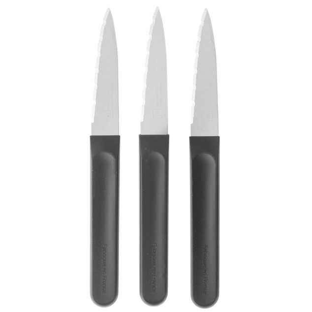Couteau d'office lame microdent&eacute;e x3