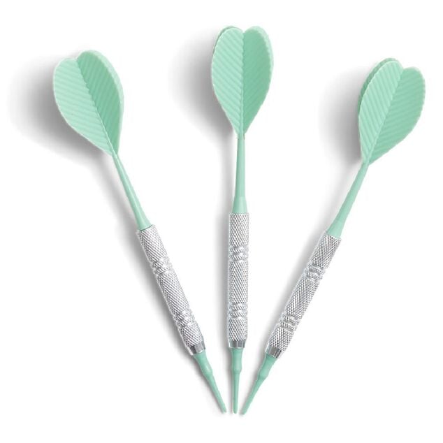 Fl&eacute;chette acier plastique pointe souple x3