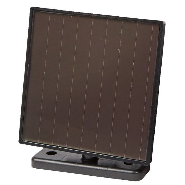 Projecteur LED solaire d&eacute;tecteur de mouvement 2 spots ronds
