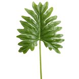 Feuille artificielle philodendron vert L81cm