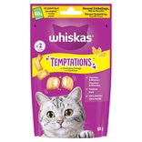 Friandise pour chat Whiskas tentations  saveur fromage sachet 60g