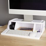 Organiseur de bureau 48x30x13cm polystyrène blanc