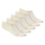 Paires de chaussettes invisible x5 femme beige