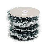 Guirlande de No&euml;l XXL herbe artificielle verte effet enneig&eacute; 10m