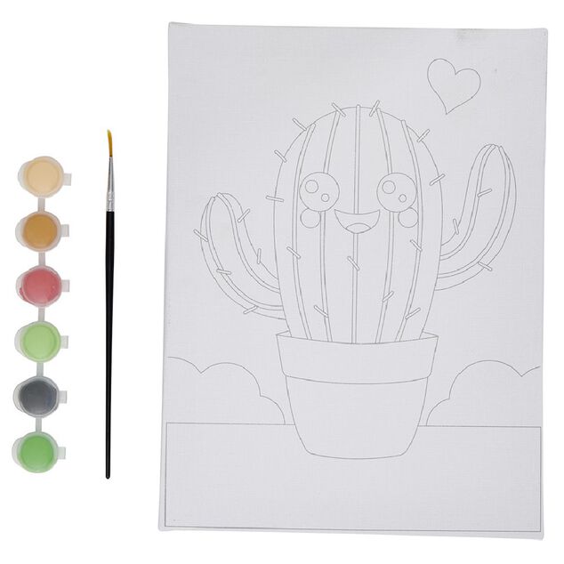 Toile &agrave; peindre pour enfant 24x18cm