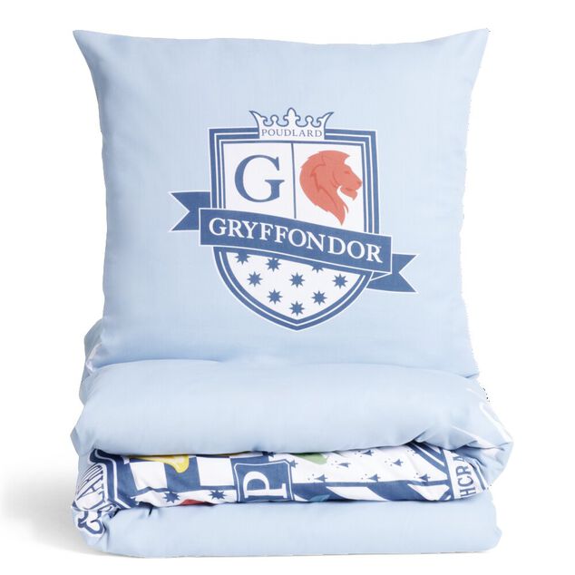 Parure de lit 1 place Harry Potter &eacute;cusson Poudlard