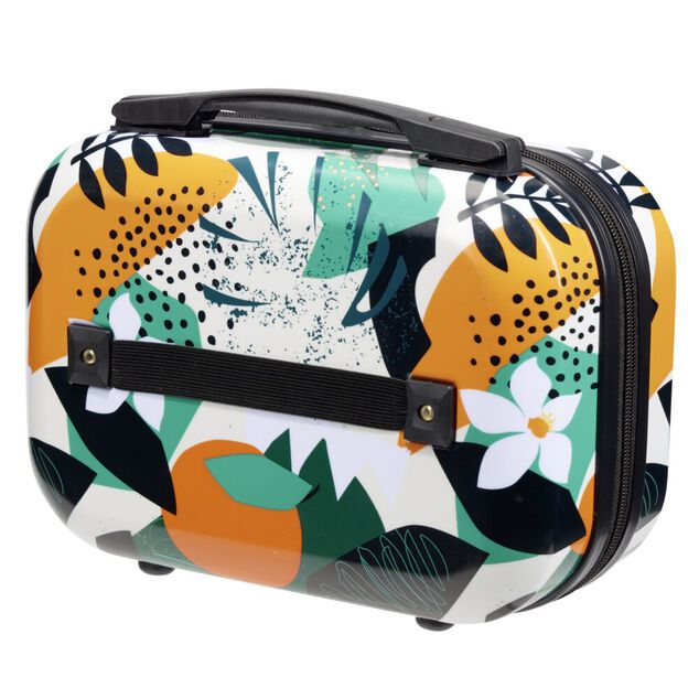 Vanity plastique rigide 10L motif tropical 31x15xH25cm