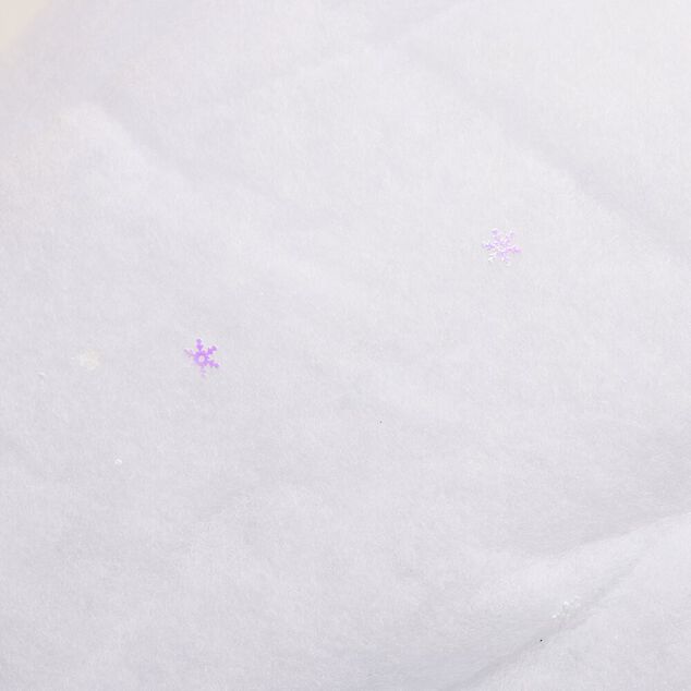 Tapis de neige artificielle feutrine irridescente 50xL200cm