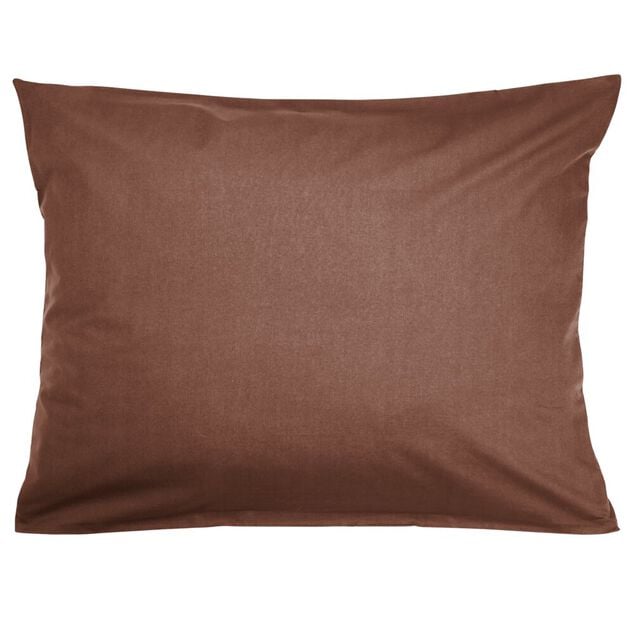 Taies d'oreiller rectangulaire x2 microfibre uni 50x70cm (4 mod&egrave;les)