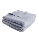 Lot de 2 draps de douche 65x135cm et 70x140cm bleus