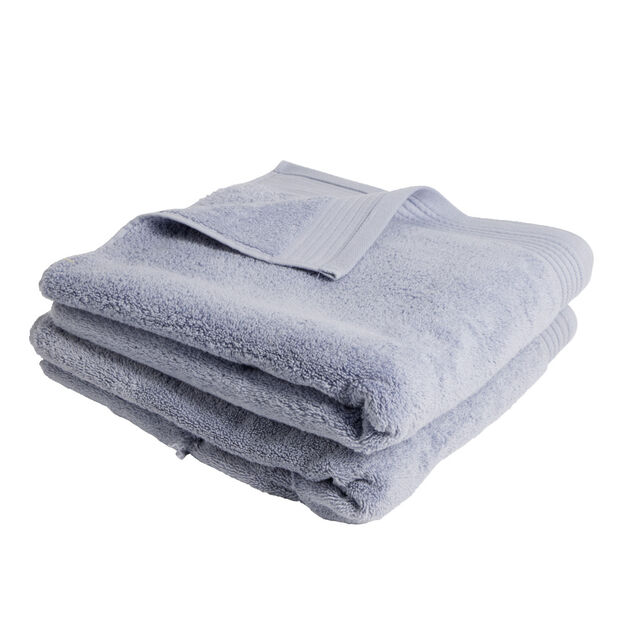 Lot de 2 draps de douche 65x135cm et 70x140cm bleus
