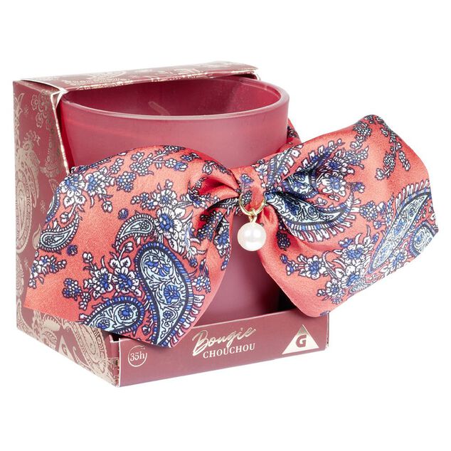 Coffret bougie + chouchou imprimé bandana
