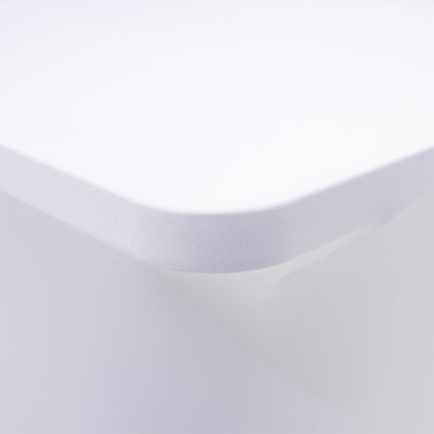 Housse de table extensible Fiesta blanche 240x70xH74cm