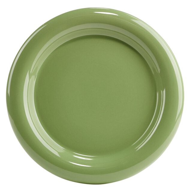 Assiette &agrave; dessert ronde Bubble c&eacute;ramique unie &Oslash;21cm (3 mod&egrave;les)